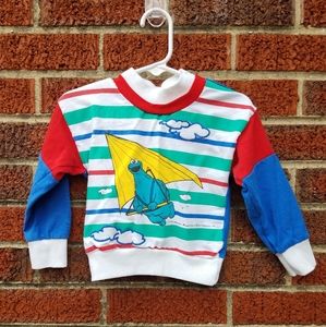 Vintage Sesame Street cookie monster 2t sweatshirt